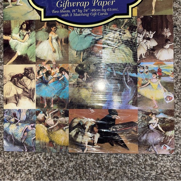 Edgar Degas Ballet Dancers - Masterpieces Selection Wrapping Paper Sheets - Picture 3 of 10
